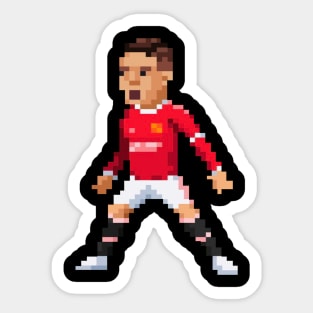 Cristiano 8 bit Sticker